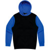 Balwun Mens Hoodies Black Royal